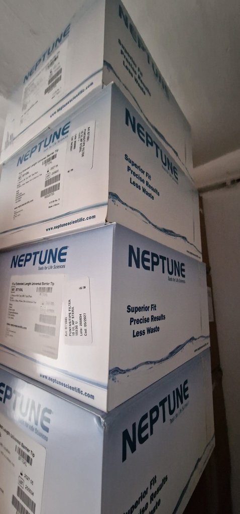 Neptune Barrier Tips   20 200µL, Universal Fit   10 racks of 96 tips each